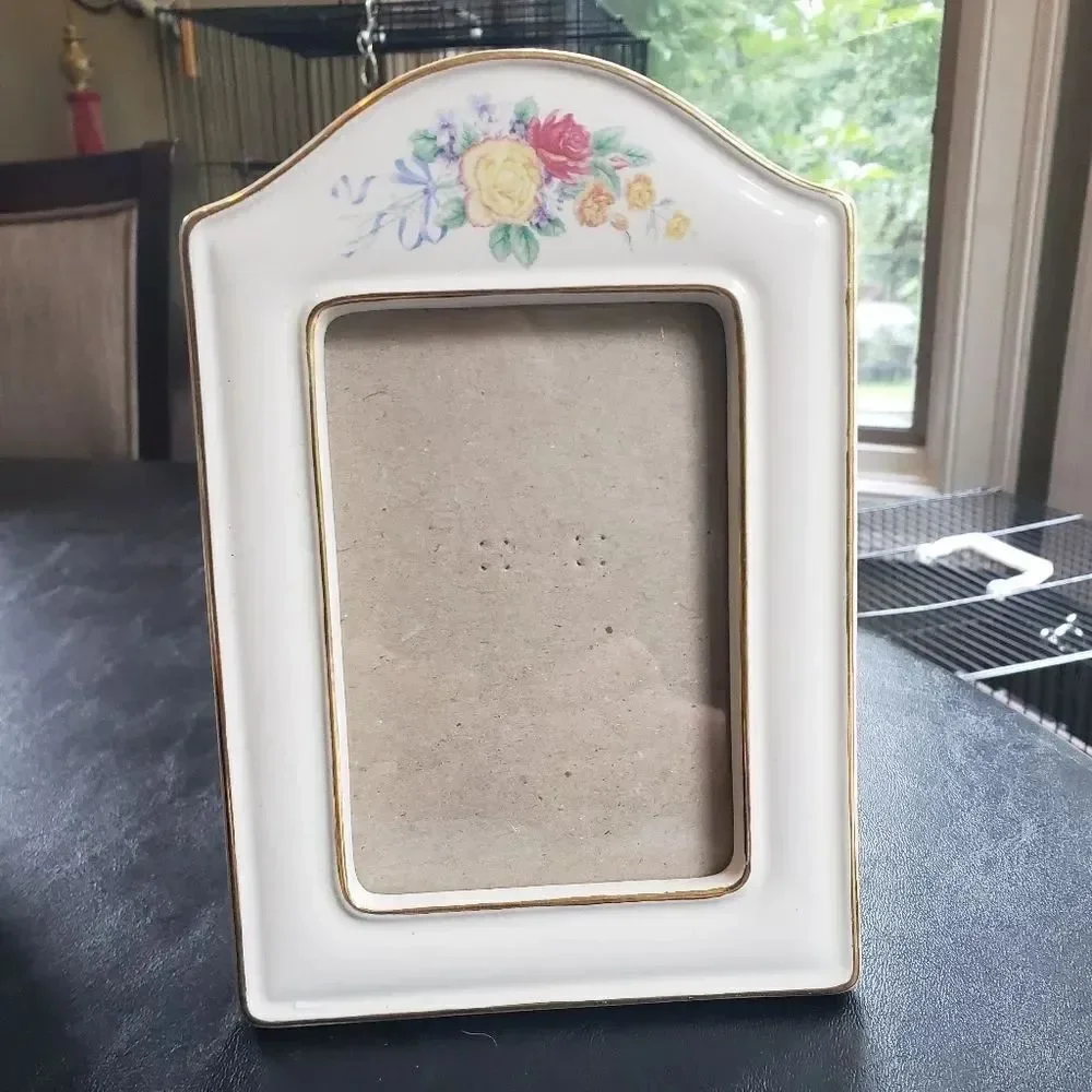 Vintage Hallmark Porcelain Picture Frame